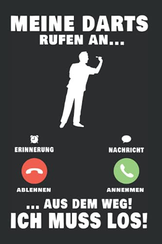 Dartspieler Tagesplaner: Meine Darts rufen an Dartspieler Darter / Kalender 2022 / Wochenplaner Tagesplaner Planer / Planungsbuch To-Do-Liste / 6x9 Zoll / 100 ausfüllbare Seiten