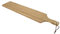 Point-Virgule Servierbrett aus Bambus mit Lederriemen 75x14x1.9cm