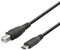 iYueMps USB B to Type C Printer Cable, 2m/6ft USB C Printer Cable, USB C to USB 2.0 Type B Printer Scanner Cable Compatible HP Epson Canon Samsung Lexmark Dell Xerox
