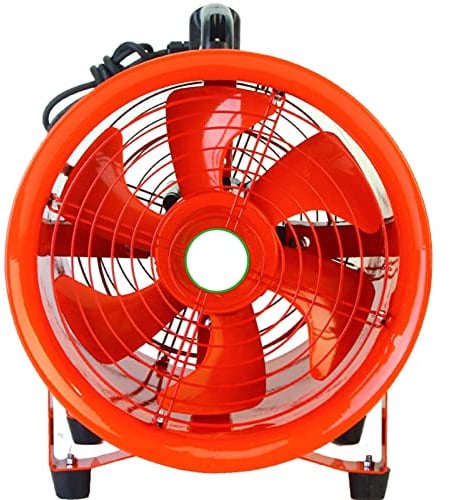 Exhaust Fan Industriel puissant enlèvement portable d'échappement mobile Ventilateur Ventilateur Ventilateur Portable Ventilation Tunnel Construction Marine poussière Fan, 240W Vent Fan/Exhaust Fans