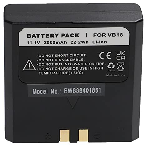 vhbw Akku kompatibel mit Godox Speedlight V850, V860 Blitzgerät, Kamera-Blitz (2000mAh, 11,1V, Li-Ion)