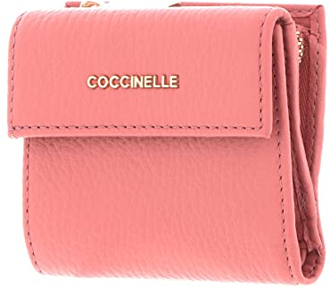 Coccinelle Metallic Soft Mini Wallet Grainy Leather Camelia