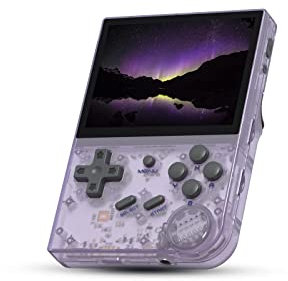 RG35XX Consola de Juegos de Mano, Pantalla IPS de 3.5 Pulgadas, Sistema Linux, Consola de Videojuegos Retro, Tarjeta TF de 64 G integrada, 5474 Juegos clásicos