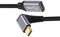 CY USB C USB 3.1 Type C Male to Female Extension Data Cable 90 Degree Angled 10Gbps 100W 0.5M