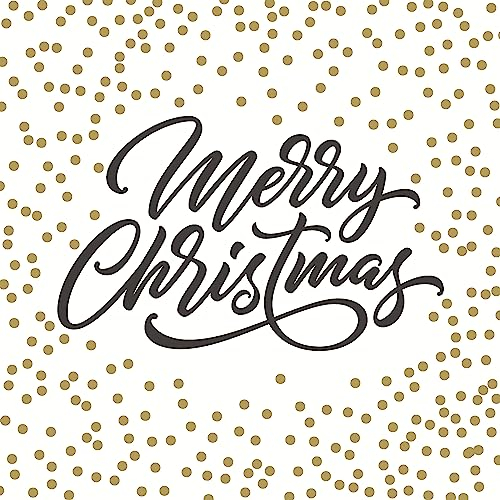 20 Servietten Sprüche Merry Christmas Weihnachten 33cm