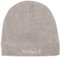 Timberland Men's Knit Logo Beanie Baskenmütze, Light Grey Hthr, OS