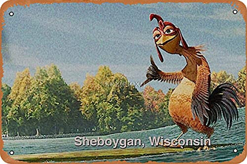 Blechschild – Chicken Joe (Yellow Products) Blechposter, 30,5 x 20,3 cm