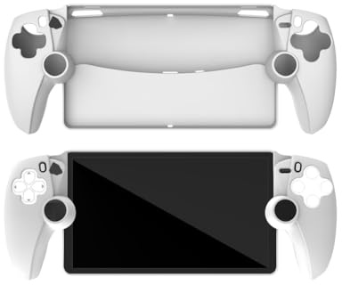 AZURAOKEY for PS5 Portal Silikon Schutzhülle Stoßfest Anti-Rutsch Anti-Scratch Gaming Resistant Cover Case for Playstation Portal - Schwarz