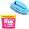 The Pink Stuff Miracle Cleaning Paste cleaning bundled with hand held cleaning scrubbing brush great for kitchen, pans, bathrooms and floors. Multipurpose hold house cleaner and stain remover