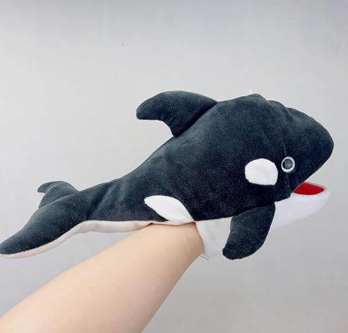 LOMTRATS Meerestier-Handpuppen für Kinder, Kleinkinder umfassen Haie, Wale usw. mit beweglichen offenen Mündern, perfekt zum Geschichtenerzählen,Geburtstagsgeschenke