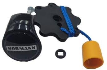 HÖRMANN Poignée noire de porte basculante N80 et S95 Hormann