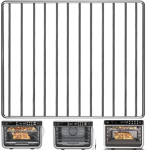 Air Fryer Wire Rack for Ninja Foodi 10 in 1 DT251 Digital Convection Toaster Oven, 14.5''*11.6'' Stainless Steel Air Fryer Accessories Roasting Steamer Grill Racks Baking Tray Rack