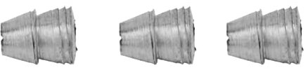 Qukaim Hammer Handle Splitting Wedges 20pcs Safety Round Handle Wedges, Steel Hammer Handle Splitting Wedge Set for Axe and Sledge, Diameter 10mm / 0.39in