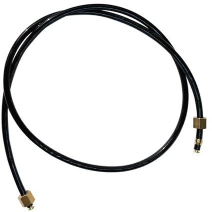 Kit de manguera de descarga de 40 pulgadas de tubo de 1/4 OD para Emglo Jenny 610-1091 Dewalt A12463 Ridgid 17748