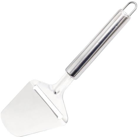 HUATEEN Professional Stainless Steel Cheese Slicer with Wire Cutter - 22cm Style,Block Cheese & Vegetable Slicer for Home Kitchens & Restaurants