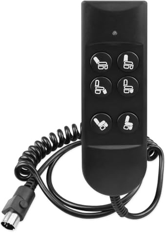 VOANZO Poltrona reclinabile elettrica, Controller Portatile, Poltrona reclinabile elettrica per la casa, Telecomando, Controllo Manuale, Telecomando a 6 Pulsanti con Cavo di prolunga a Spina a 5 Pin