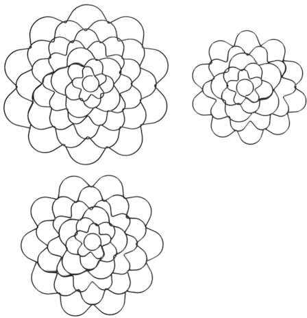 Correa 3 Pack Flower Frog Stainless Steel Wire Flower Arranging Tool Silver Flower Lid Arranger Reusable Floral Grid Holder