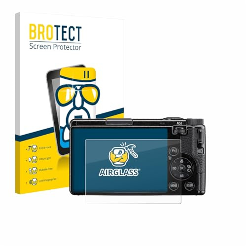 BROTECT Schutzglas für Ricoh GR IV HDF 2025 | Transparenter Displayschutz Made in Germany Schutzfolie Panzer Folie Glas 9H Anti-Fingerprint Einfache Montage Clear