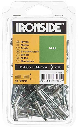 Ironside 141039 - Remachadora (pack de 70)