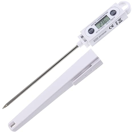 Brannan Instant Read Meat Thermometer Digital Probe - Waterproof Thermometer for Fast Temperature Monitoring - Ideal Temperature Probe