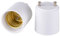 Onite GU24 to E27 E26 Adapter for LED Bulb, GU24 to Medium Base Converts Your Pin Base Fixture to Standard Screw-in Lamp Socket 2 Pack