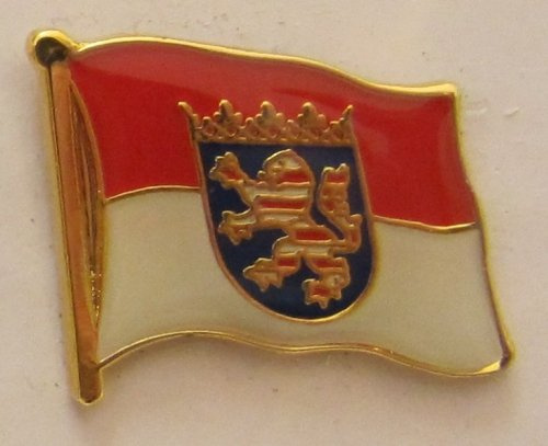 Pin Anstecker Flagge Fahne Hessen Landesflagge Flaggenpin Badge Button Flaggen Clip Anstecknadel