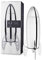 Viski 2809 Rocket Sieb-Bar-Set, Martini, Mixgetränke, Edelstahl-Cocktail-Shaker, Barkeeper-Werkzeuge, 680 ml, Silber