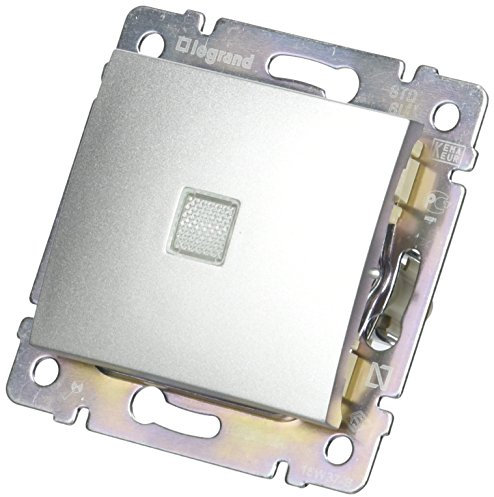 Legrand valena - Conmutador 10a luminoso aluminio