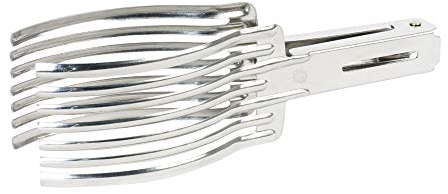 Pince à rôti en inox - Ustensile de cuisine pour la découpe régulière du roti