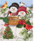 Bits and Pieces - 100 Piece Jigsaw Puzzle for Adults - Snow Couple Feeding the Birds - 100 pc Snowman Fun Jigsaw by Artist William Vanderdasson