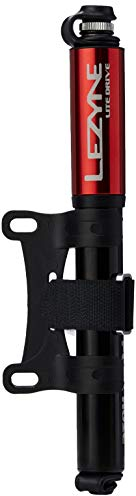 LEZYNE Minipumpe Lite Drive Small, rot-glänzend 160PSI, 18,0cm, 1-MP-LTDR-V1S11, S/18.0 cm