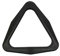 10 Kunststoff Triangeln Dreiecke D-Ring Ringe für Gurtband, Variantenwahl, Größe:A 41x39mm I 30x27mm