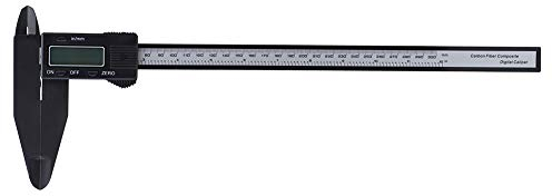 AMONIDA Einfache Bedienung Lineal, Bremssattel, für Schreinerfarmen Homes Building Industrial (300MM long-jaw carbon caliper)