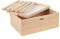 Porta Pane, Coperchio Tagliere + Cassettina Servi pane, Contenitore in Legno per Pane, Coperchio Tagliere Raccogli Briciole