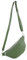 modamoda de T211 Damen Leder Bauchtasche Brusttasche Hüfttasche handmade in Italy, Farbe:Flaschengrün