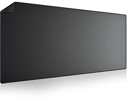 Wolaile großes Mauspad, 91,4 x 43,2 cm, Gaming-Mauspad, wasserdicht und rutschfest, Desktop-Pad für Computertastatur, Schwarz, XL