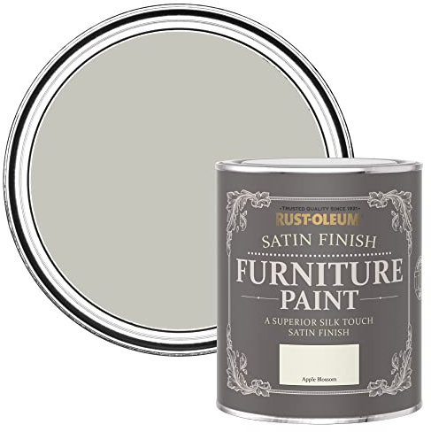 Rust-Oleum Light Green Furniture Paint in Satin Finish - Apple Blossom 750ml