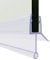 SONNI Goma Mampara Ducha 70cm,Junta Mampara Ducha Baño Bañera Puerta Adecuado para Cristal 6mm 7mm