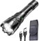 klarus XT12GT Pro Lampe torche Faisceau Portée 850 mètres, 1600 Lumens Lampe de Poche Tactique LED Rechargeable, Lampe de Poche LED Longue Portée avec Étui