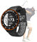 Canmore TW411 Golf-GPS-Uhr mit Fitness-Tracker, über 41.000 kostenlose vorinstallierte weltweite Kurse, aktualisierter IC-Chip, Orange