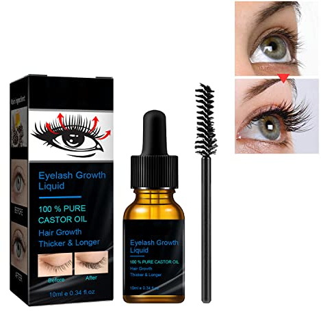 Wimpernserum, Wimpernbooster, Natural Lash Extension Serum, Augenbrauen Serum, Lash serum für Schnelles Wimpernwachstum, Wimpern Serum zur Mehr Länge Dichte Wimpern und Augenbrauen