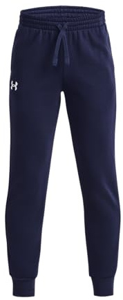 Ua Boys Ua Rival Fleece Joggers Midnight Navy / / White Ylg