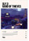 Sly 2 Band of Thieves (2004) Videospiel-Poster, Leinwand-Poster, Wandkunst, Dekoration, Bild für Wohnzimmer, Schlafzimmer, Dekoration, ohne Rahmen, 20 x 30 cm