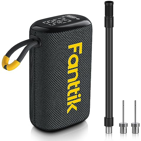 Fanttik X8 Nano Electric Ball Pump, Ultra-Fast Inflation for Sports Ball, Portable Air Pump with Precise Digital Pressure and LCD Display for Basketball, Soccer, Volleyball, Football, with Needles
