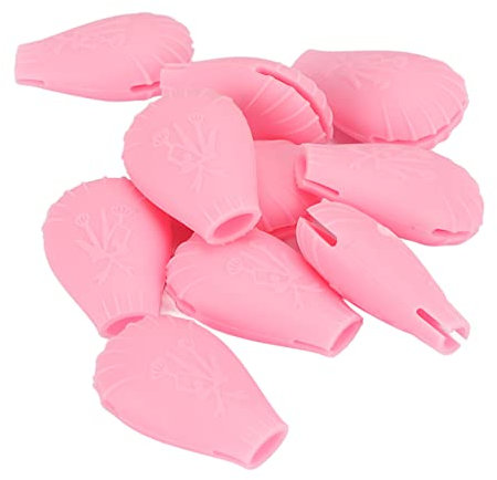 10pcs Eye Shadow Brush Covers, Silicone Makeup Brush Travel Makeup Brush Cover, Reusable Makeup Brush Protector Covers, Brush Organizer Case for Makeup Storage