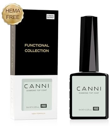 CANNI Vernis Gel Semi Permanent Top Coat Soak Off UV LED Ultra Brillant Vernis à ongles Gel Semi Permanent