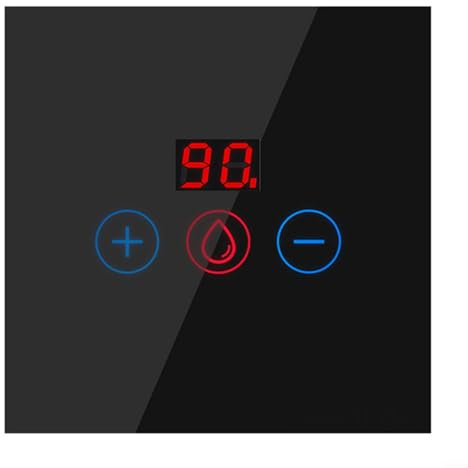 Smart WIFI Touch Timer Switch, Control Gas Boiler/Water Heater Remotely, Voice Control, APP Control, Power Monitor, Countdown Function, Group Control, Share With Family Members(black)