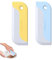 2 Pcs Creative Silicone Squeegee, Flexible Rubber Window and Glass Cleaner, Squeegee for Mirrors, Cars, Kitchen, and Bathroom Surfaces