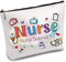 CREATCABIN Tasche Krankenschwestern,Survival-Kit-Tasche Krankenschwestern,Polycotton,Kosmetik-Mehrzwecktasche Make-Up,Stifte,Mit Reißverschluss,Reisetasche Segeltuch Für Studenten,Praktiker 18x25cm