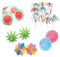 50Pcs New Pattern Cocktail Accessories for Drinks Cocktail Umbrellas for Drinks - Colourful Paper Drinks Umbrellas